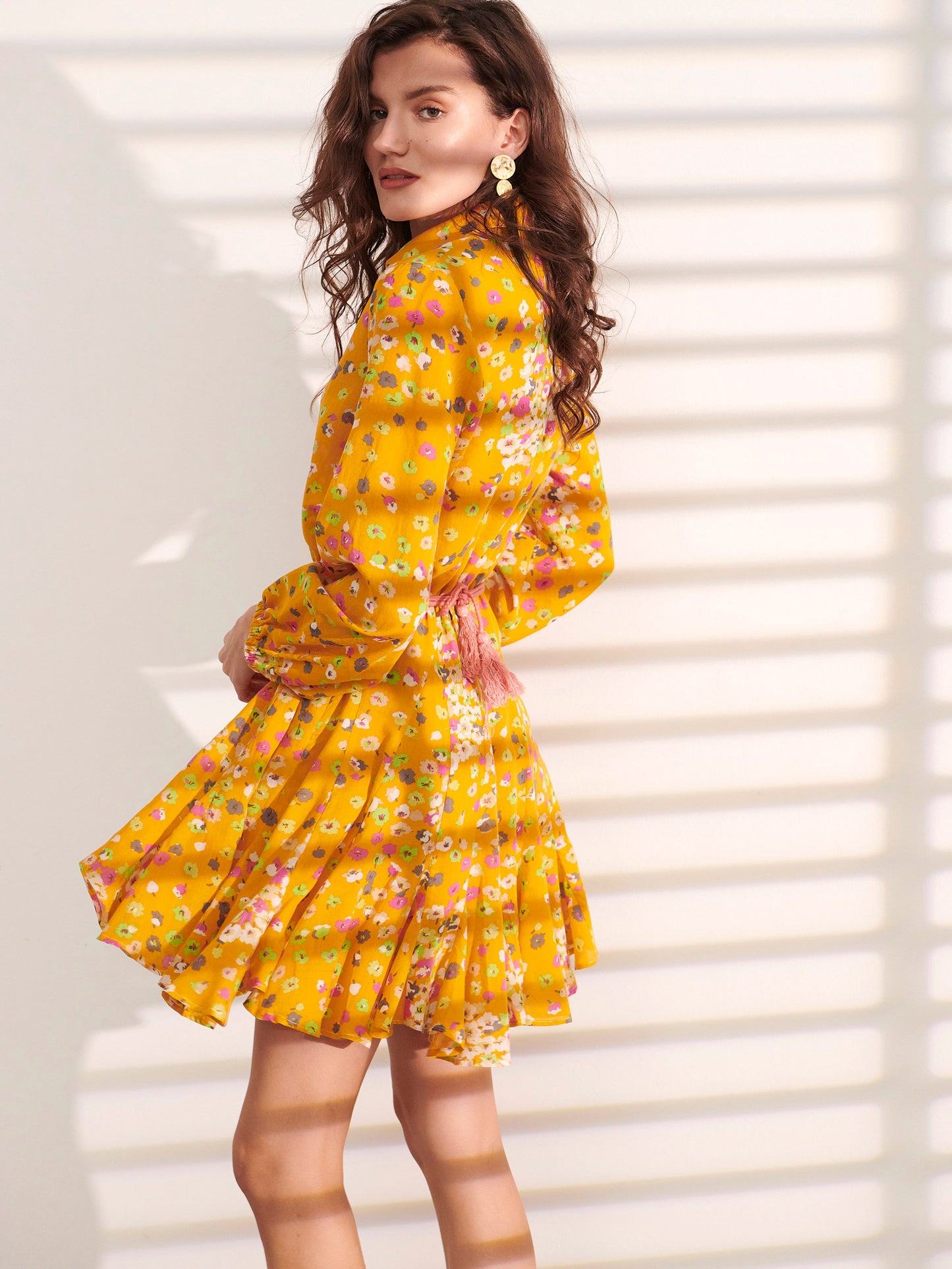 Μίνι φλοράλ σεμιζιέ