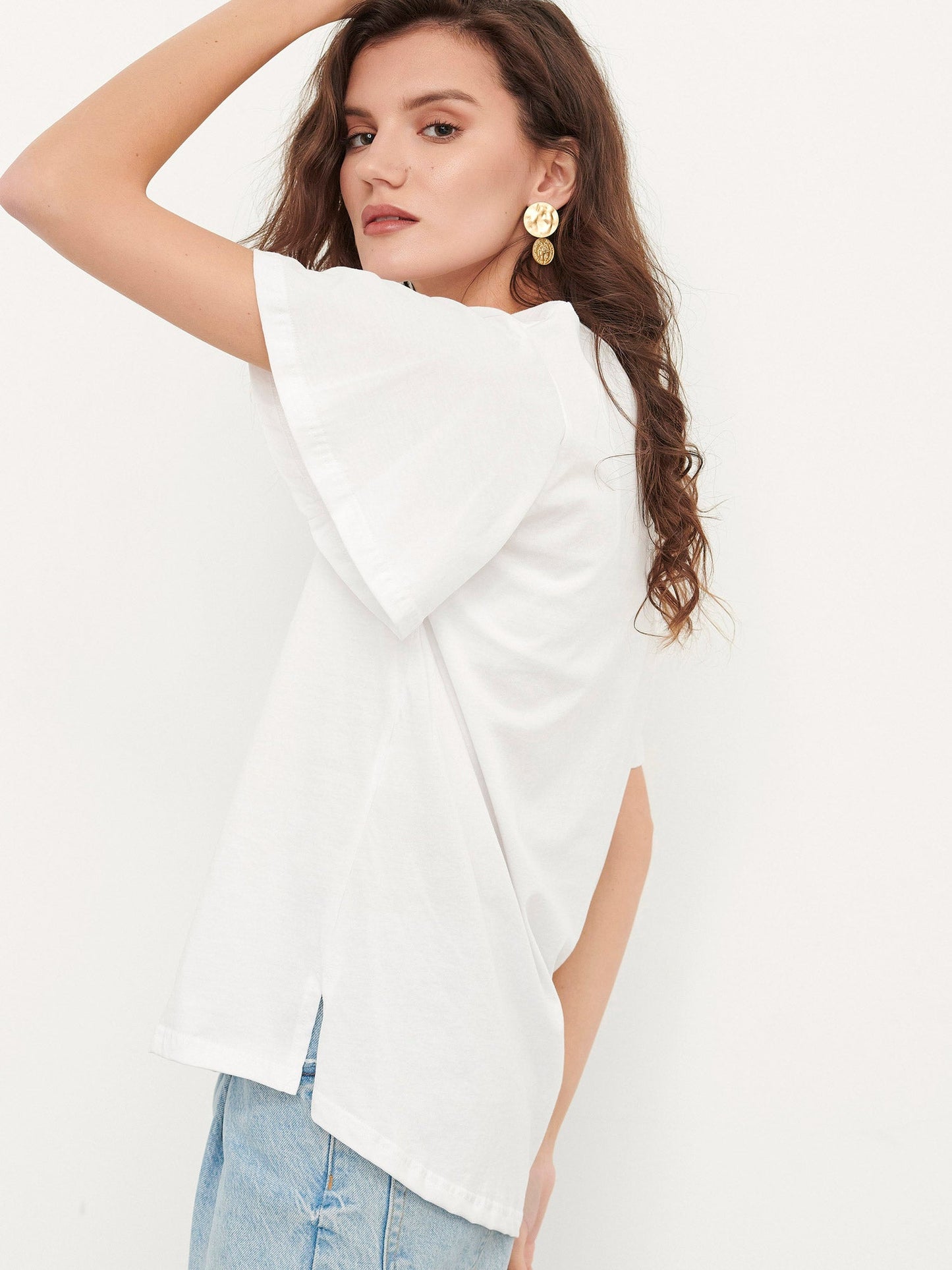 Μπλούζα με μανίκι καμπάνα